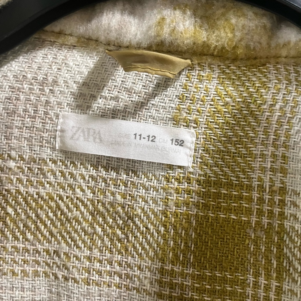 Zara Yellow and Cream Textured Jacket - Picture 3 of 3